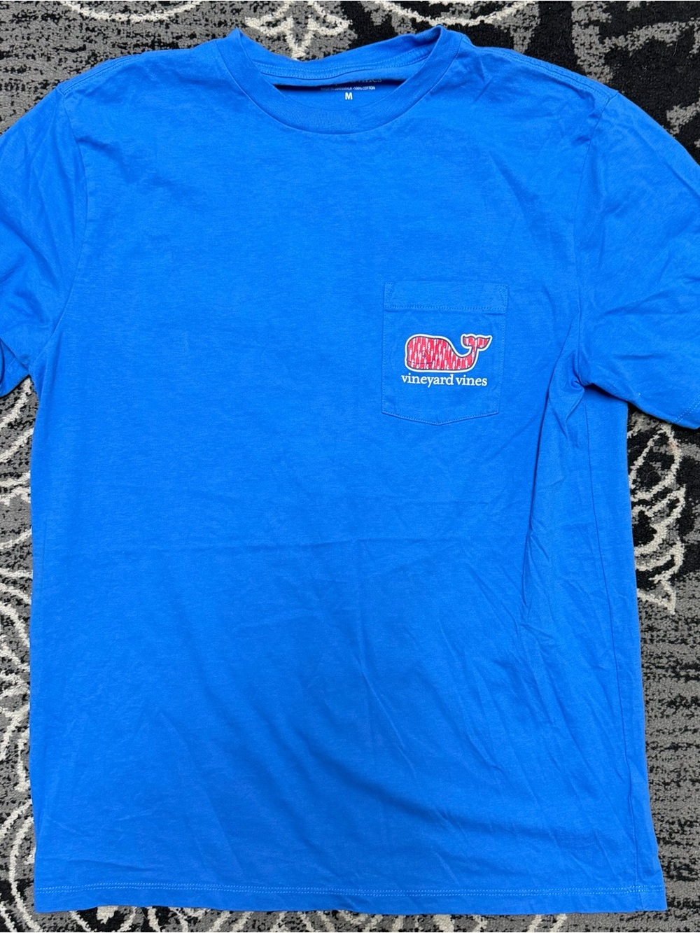 Vineyard Vines Blue Logo Crewneck Tee